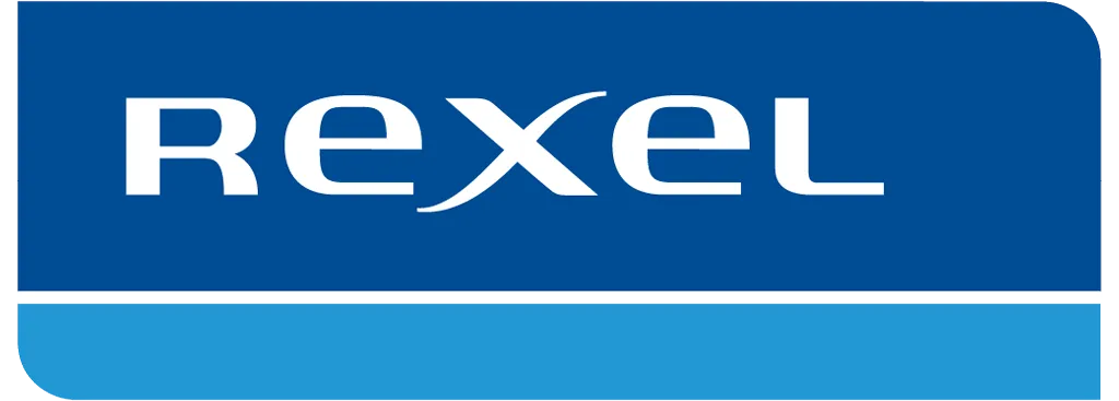 Logo Rexel, fournisseur de matériel électrique partenaire