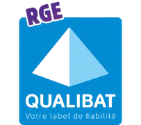 Logo RGE Qualibat, qualification pour l'isolation thermique par l'intérieur