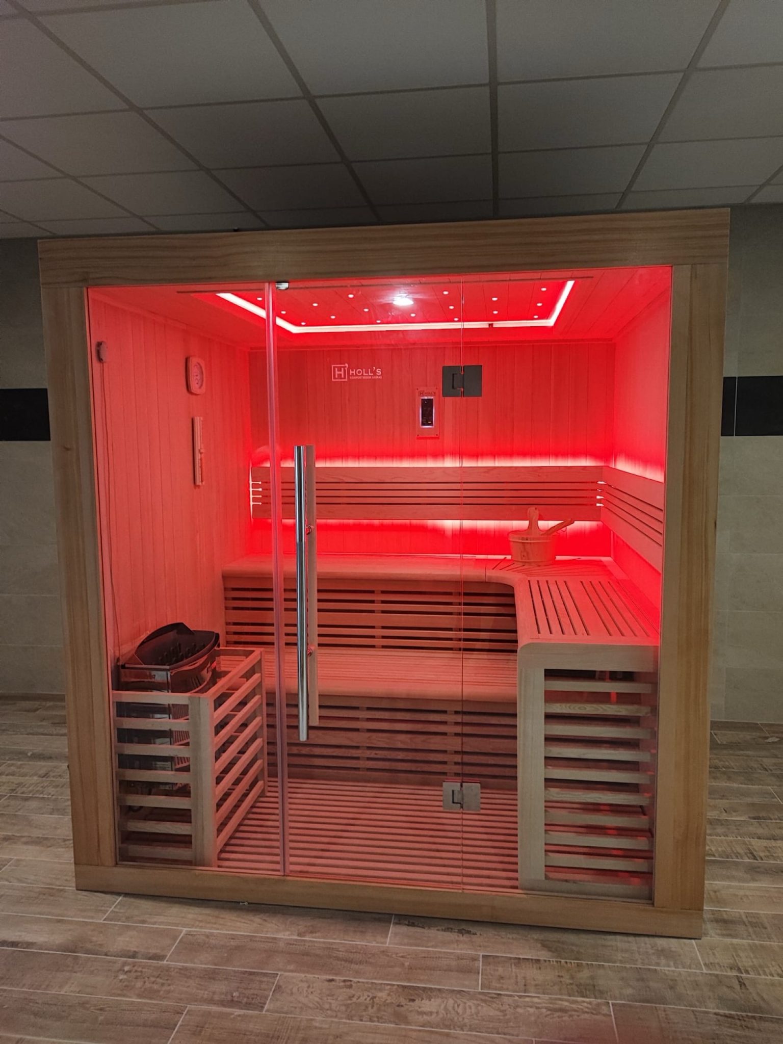 Installation de ruban LED sauna à Caen